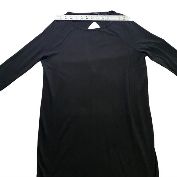 Casual Zara 3/4 Sleeve Black Dress - Picture 7 of 9